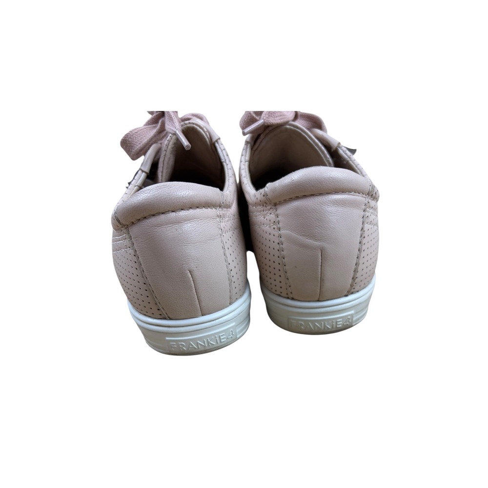 Frankie4 NAT II Blush Perforated Leather Low Top Sneakers Womens Size 6 - Picture 5 of 6